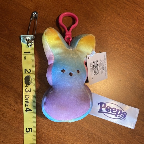 Peeps 🐰 Peeps Bunny Backpack Clip NWT - Picture 7 of 8